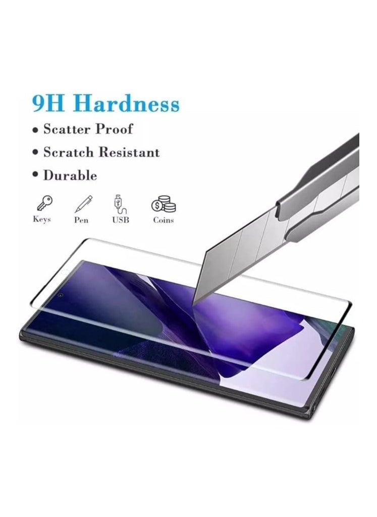 Raxoom Samsung Galaxy Note 20 Ultra Anti-Scratch Anti-Fingerprints 9H Hardness Tempered Glass (Full Glue) - Image 4