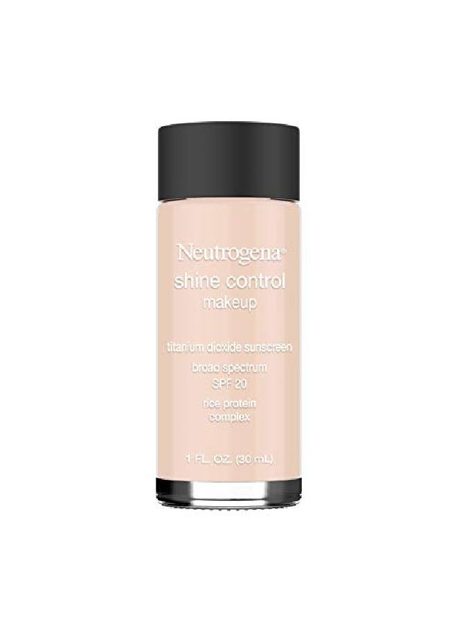 Neutrogena Shine Control Liquid Makeup Spf 20 Natural Ivory 20 1 Ounce  - Image 2