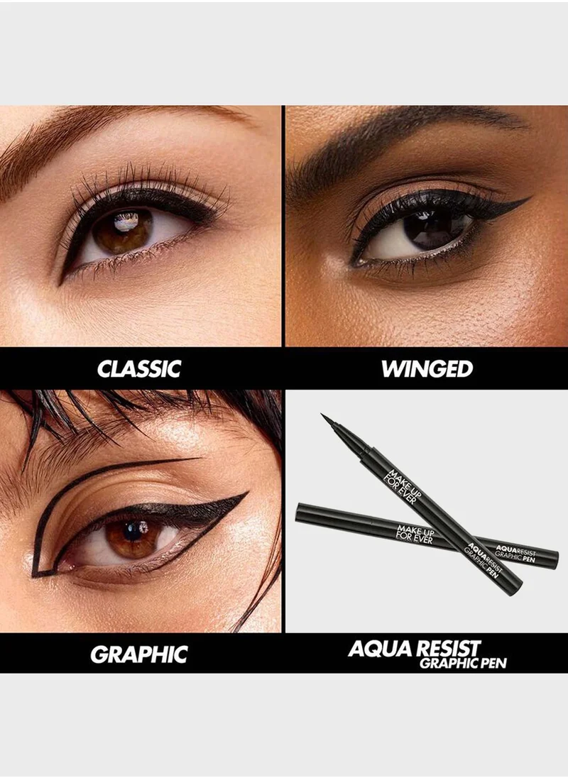 MAKE UP FOR EVER Aqua Resist Graphic Pen - 01 Black