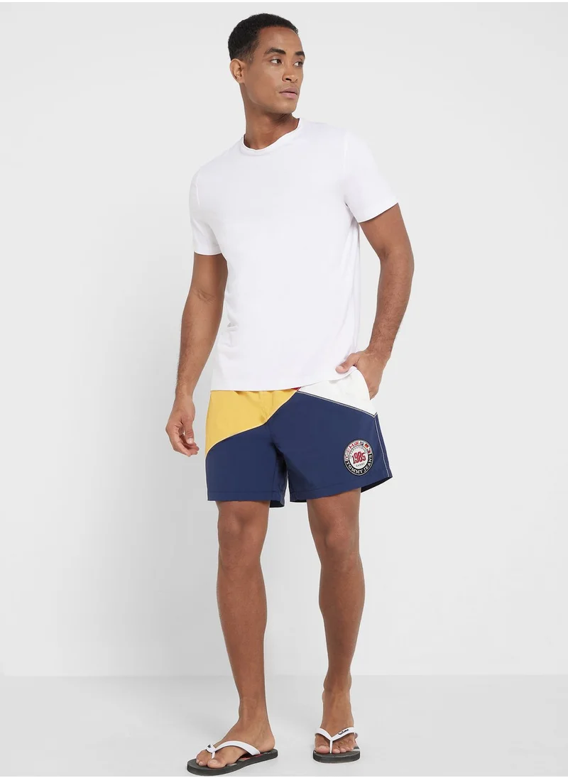 TOMMY JEANS Logo Color Block Shorts