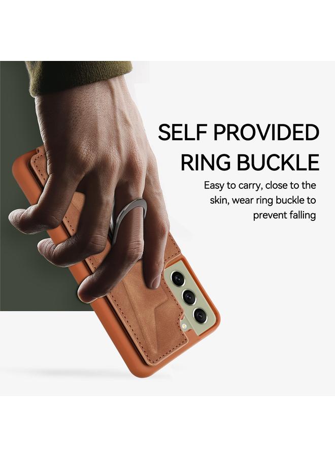 اس-توب جراب لهاتف Samsung Galaxy S21 FE 5G Armor Ring Wallet غطاء خلفي للهاتف - Image 4