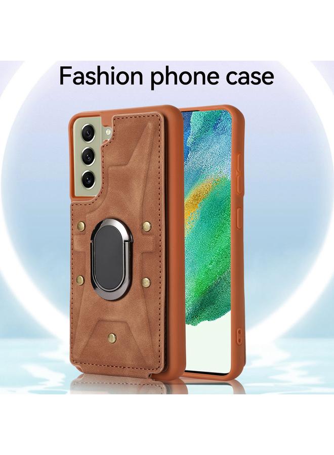 اس-توب جراب لهاتف Samsung Galaxy S21 FE 5G Armor Ring Wallet غطاء خلفي للهاتف - Image 2