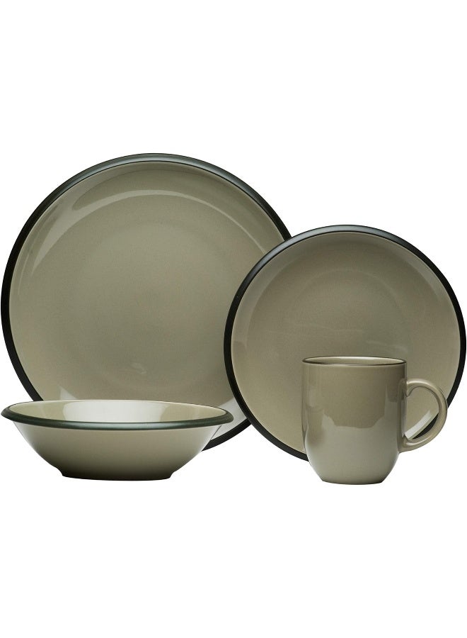 Red Vanilla Vanilla Hampshire Grey 16 Piece Dinner Set 1 White - Image 1
