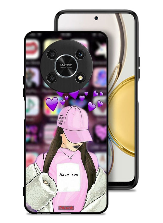 Tolwak Honor X9 5G Protective Case Cover Anti Social Club  - Image 1