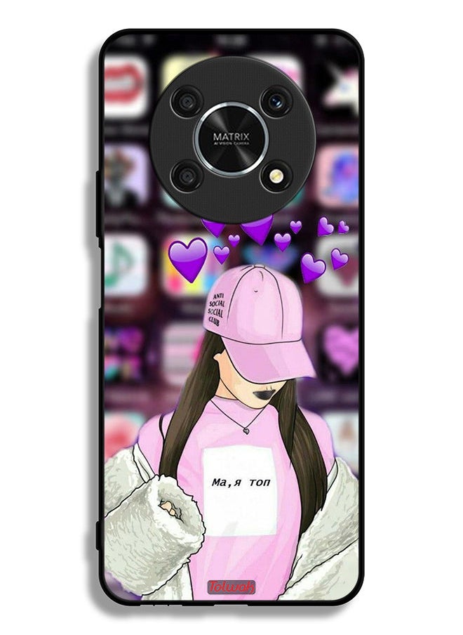 Tolwak Honor X9 5G Protective Case Cover Anti Social Club  - Image 2