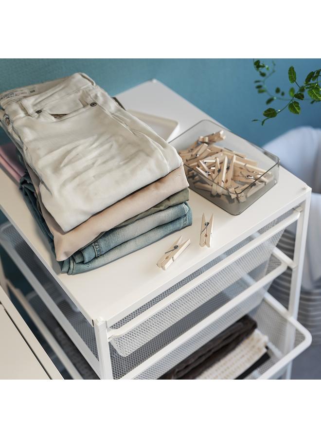 زبون مجموعة تخزين، أبيض، 50X51X70 سم - Image 4