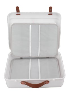 Excefore Plastic Storage Bin with Lid Portable Project Case with Handle Waterproof Document Bag File Storage Bag for Home Business Trips Separation Design All round Organize and Protect Documents  - Image 3