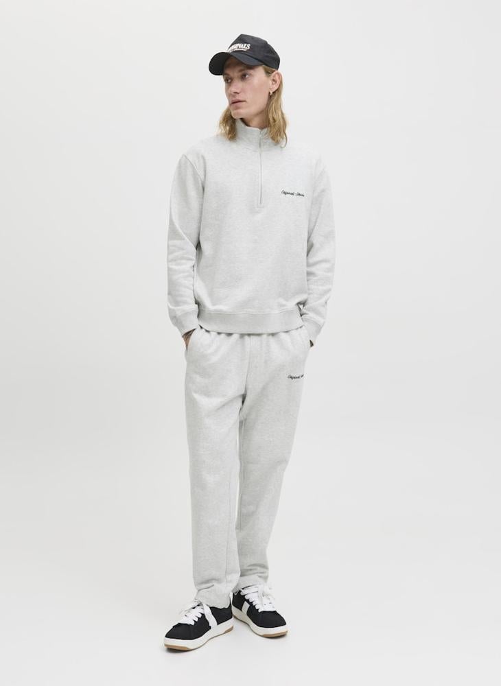 JACK & JONES Logo Half Zip Sweatshirt - Image 1