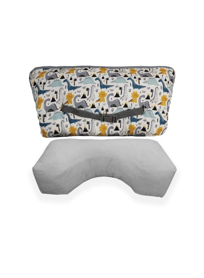 DODO NICI Shopping Cart Cover for Baby/Toddler, Cozy High Chair Cover, with Removable seat positioner, Dinosaur - Image 5