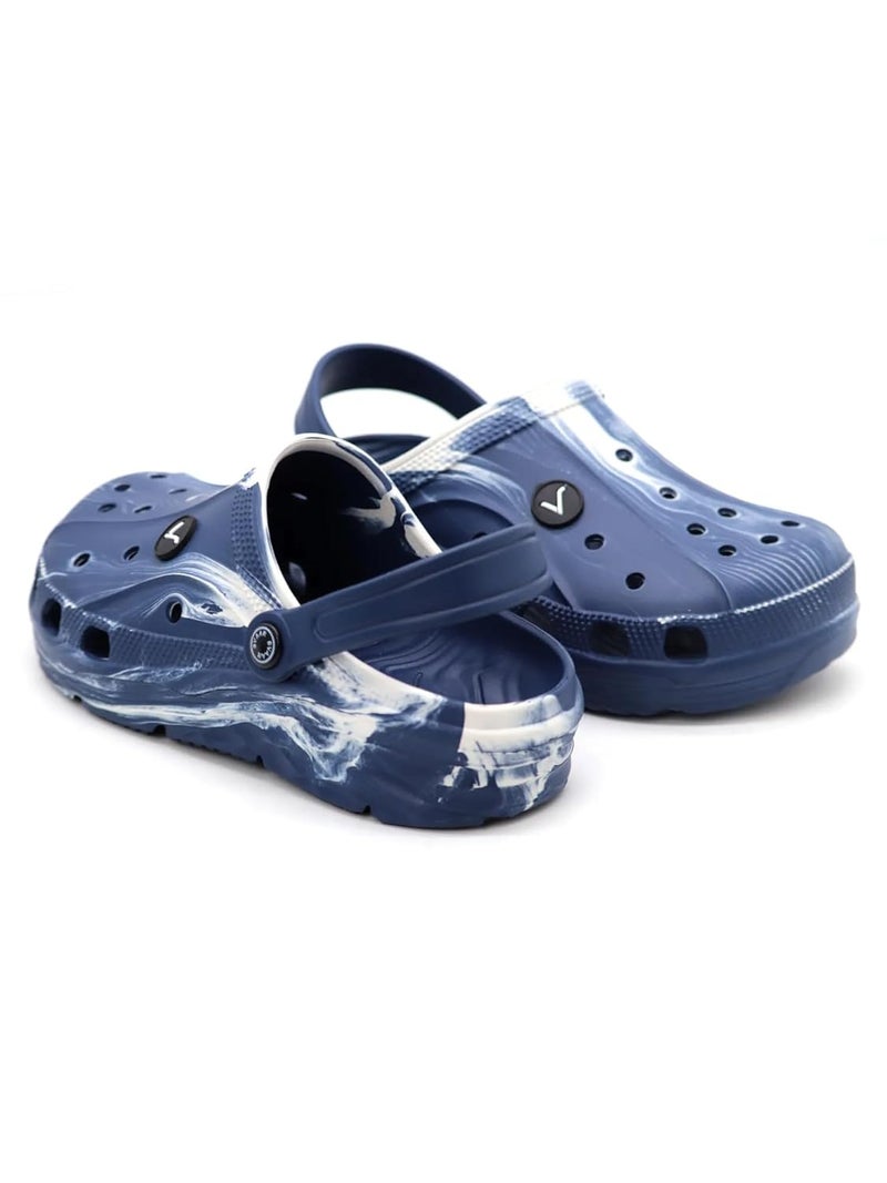 SVAAR Men's Marble Effect Classic Clogs || Sandals with Adjustable Back Strap for Men - Image 5