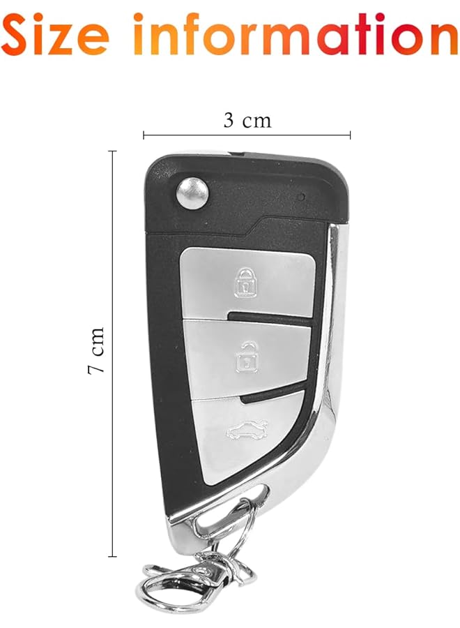 3Xr Car Keyless Entry System M1229, Car Central Power Door Lock With 4 on Remote Control Transmitter, Electrical Anti-Theft Installations For Vehicles - Image 4