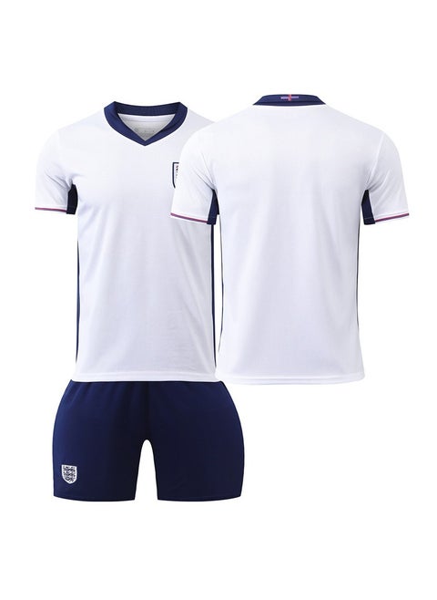 This football jersey includes a 2-piece set of top, pants,  the fabric is comfortable, breathable and elastic, making it a jersey suitable for both adults and children to go out for sports