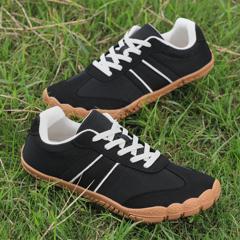 Grand Attack Barefoot Shoes Women,Wide Toe Box Minimalist Zero Drop Walking Shoes Lightweight Cross Training Trail Running Wrestling Weightlifting Fitness Barefoot Gym Sneakers Blackk Size 9 - Image 2