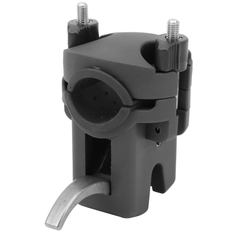 Boat Fishing Bracket: Aluminium Alloy Black Single Side Open - Quick Disassembly Sturdy Anti-slip Fishing Pole Mount for Outdoor Fishing - Image 5