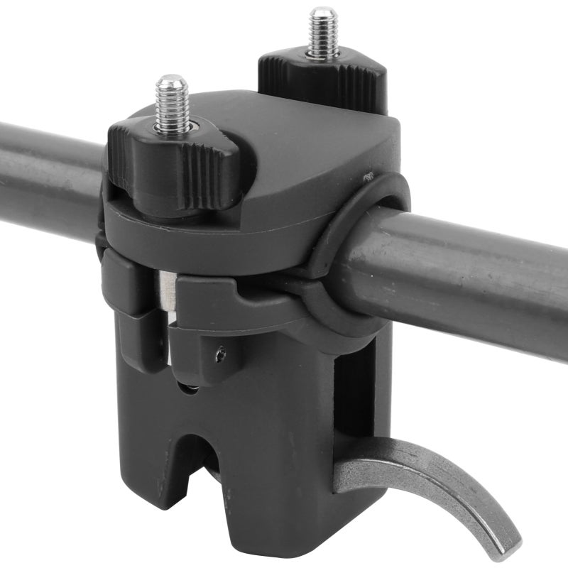 Boat Fishing Bracket: Aluminium Alloy Black Single Side Open - Quick Disassembly Sturdy Anti-slip Fishing Pole Mount for Outdoor Fishing - Image 2