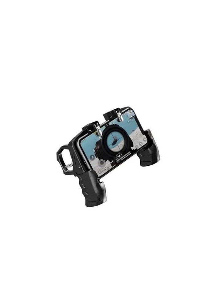 null - RETRACK K21 PUBG Mobile Game Pad Handle Joystick L1 R1 Button - Black - Image 1