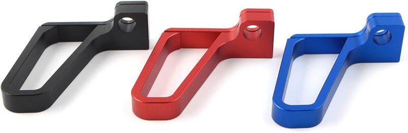 Yurefax CNC Motorcycle Brake Line Hose Clamp - Red - Image 1