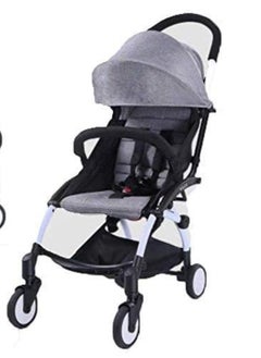 Generic Shock Proof Stroller Pram|Extra Wide Seat|360° Rotating Wheels|Air Travel Cabin|Single Hand Fold|Lightweight | Newborn Baby/Kids,0-3 Years Stroller  - Image 1