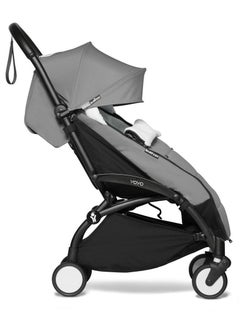 Generic Shock Proof Stroller Pram|Extra Wide Seat|360° Rotating Wheels|Air Travel Cabin|Single Hand Fold|Lightweight | Newborn Baby/Kids,0-3 Years Stroller  - Image 3