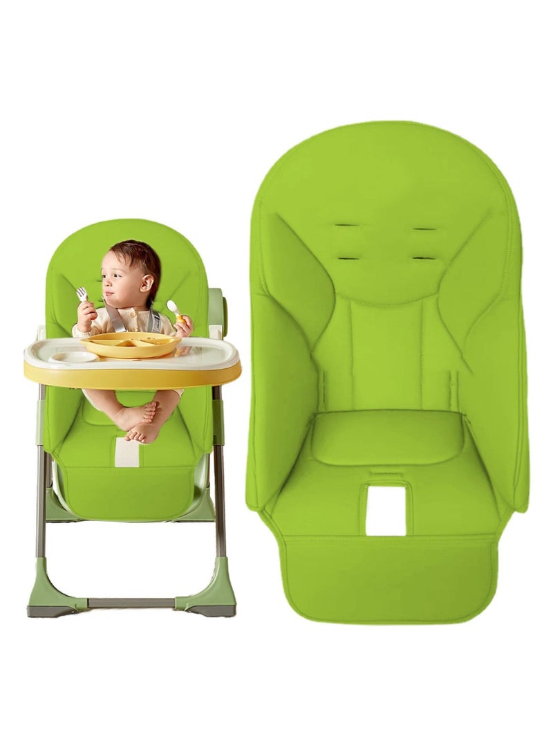 Excefore High Chair Covers for Baby, High Chair Cushion, Universal Baby Dining Chair Cushion, Pu Leather Cover for Baby Dining Chair, Easy to Fit Wipe Clean Seat Pad for Chair to Keep Baby Comfortable - Image 1