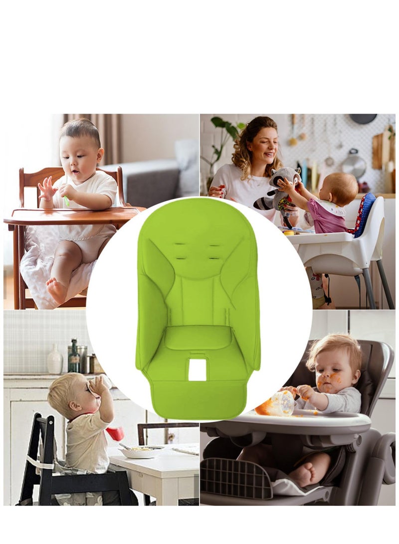 Excefore High Chair Covers for Baby, High Chair Cushion, Universal Baby Dining Chair Cushion, Pu Leather Cover for Baby Dining Chair, Easy to Fit Wipe Clean Seat Pad for Chair to Keep Baby Comfortable - Image 3