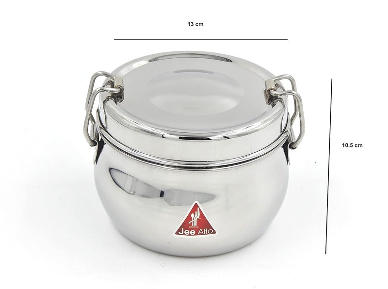 JEE ALTO Food Pack Lunch Box with Steel Separator Cup and Locking Clip Cup 400 ml Bottom Cup 600 ml - Image 5