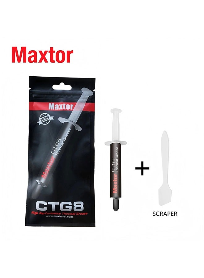 Maxtor Ultimate Performance Thermal Paste, Laptop Graphics Card Heat Dissipation Paste, Long Durability, Safe Application, Heat Conductive Silicon-based Thermal Pastes Thermal Compound Suitable for CPU, Gaming Consoles, Graphics Cards, Laptops - Image 3