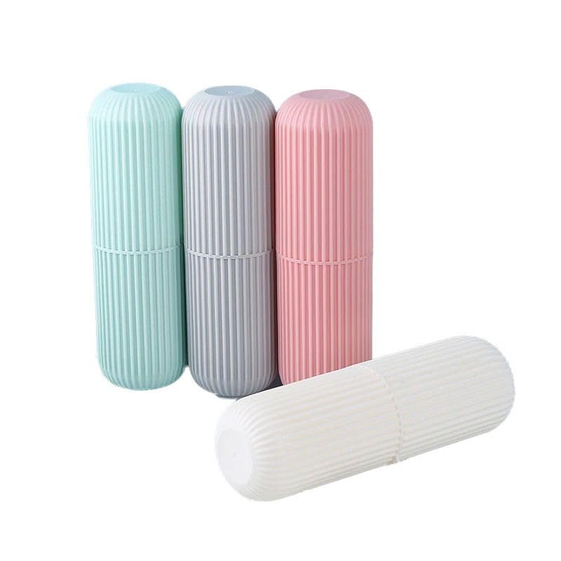 MASHUR FAB KE Anti Bacterial Toothbrush Capsule Shape Container Case Box - Image 1