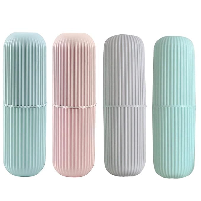 MASHUR FAB KE Anti Bacterial Toothbrush Capsule Shape Container Case Box - Image 2