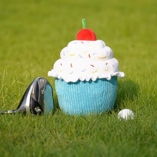 mytag Blue Cake Golf Headcover Funny Driver Head Cover, Soft Cotton-Filled Golf Club Cover for Men Women - Image 4