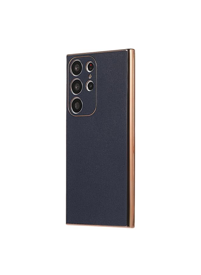 اس-توب جراب لهاتف Samsung Galaxy S23 Ultra 5G من الجلد الطبيعي من سلسلة Xiaoya مع طلاء نانو - Image 2