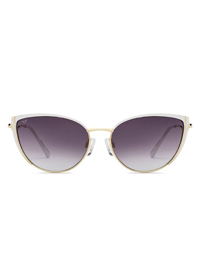 VINCENT CHASE Women Vincent Chase By Lenskart | Gold Pink Full Rim Cat Eye | Economic Range | Branded Latest and Stylish Sunglasses | 100% UV Protected | Women | Large | VC S15802 - Image 2