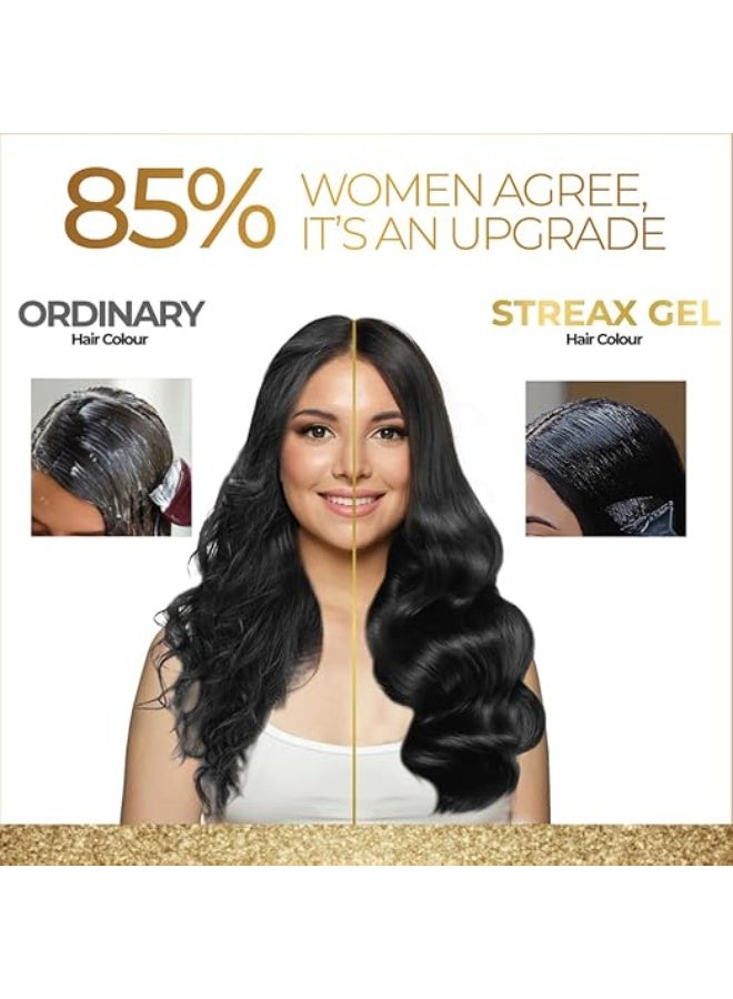 Streax Gel Hair Colour for Women & Men, Dark Brown 3, 150ml | Hair Colour Dark Brown| 100% grey coverage | Long Lasting Hair Color, Easy to Use | Ammonia-Free Hair Color, Lasts Up to 20 Washes - Image 5