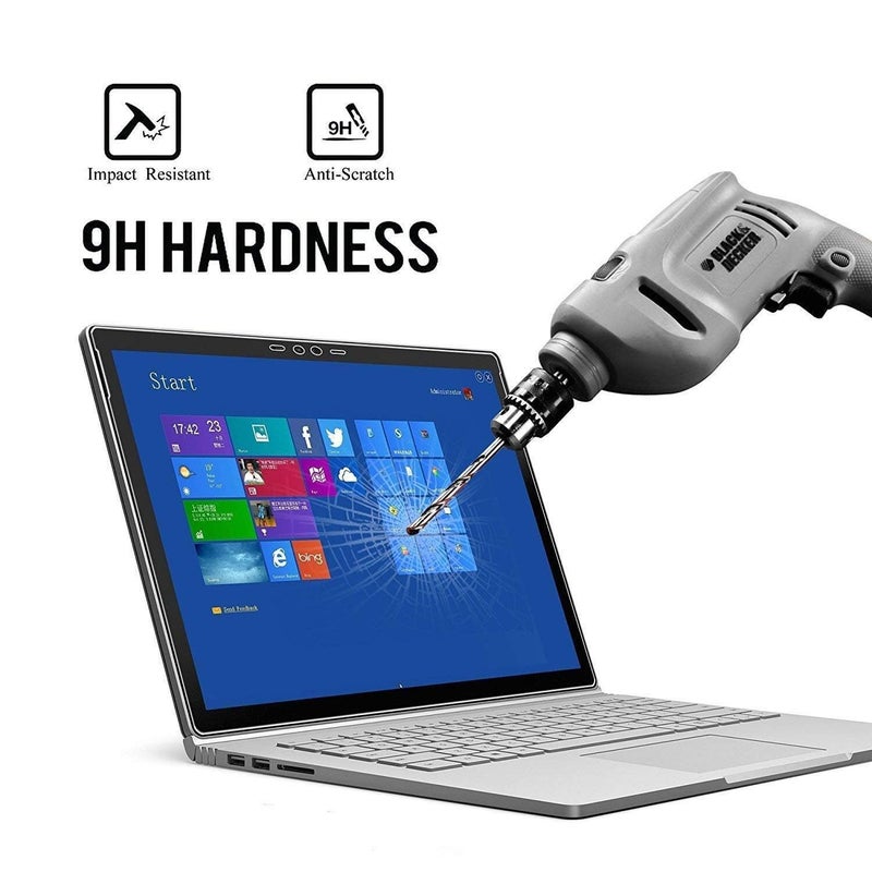 Megoo Screen Protector for Surface Book 2 13.5 inch, Tempered Glass/Easy installation/Scratch resistant, Compatible for Microsoft Surface Book 1/2 - Image 3