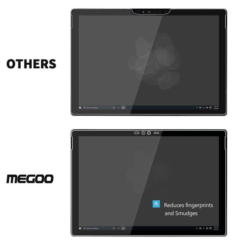 Megoo Screen Protector for Surface Book 2 13.5 inch, Tempered Glass/Easy installation/Scratch resistant, Compatible for Microsoft Surface Book 1/2 - Image 2