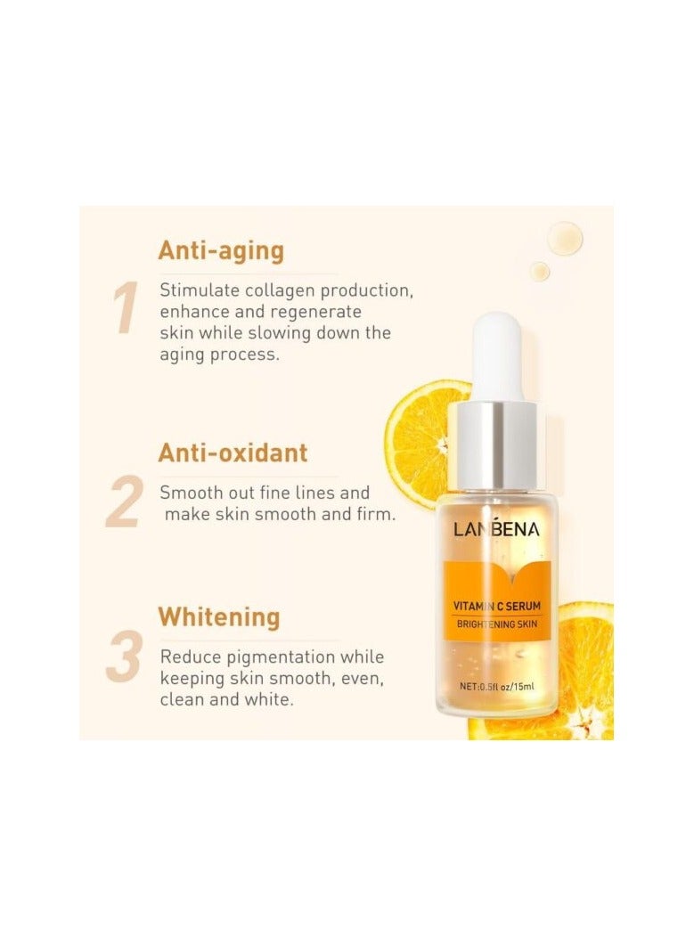 LANBENA Lanbena Vitamin C Serum Brightening Skin 15ML  - Image 2