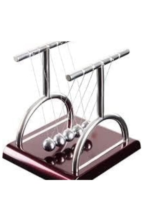 T-Shape Arched Plastic Frame Newton'S Cradle Pendulum Balls