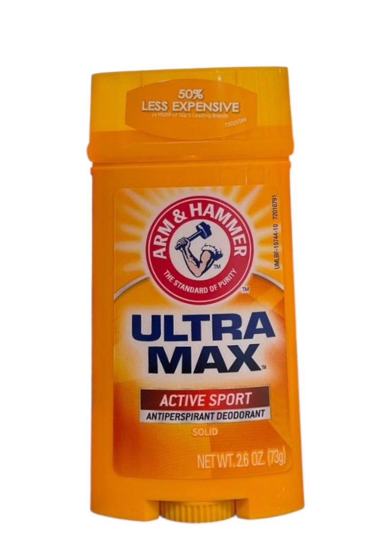 Arm & Hammer Ultra Max Active Sport Deodorant 73g