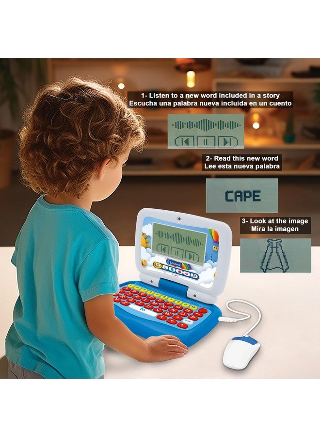 Lexibook, Power Junior, Bilingual Educational Laptop English/Spanish with 40 Activities Including a New Way to Learn How to Read and Count, JC398i2 - Image 4