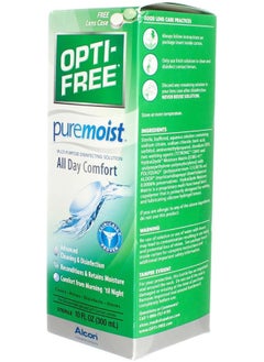 Opti-Free Opti-Free Puremoist Multi-Purpose Disinfecting Solution with Lens Case, 10-Ounces, 10 FL Oz (Pack of 1)  - Image 5