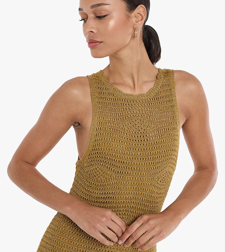 بي سي بي جي BCBG Cleopetra Maxi Dress Half Lined