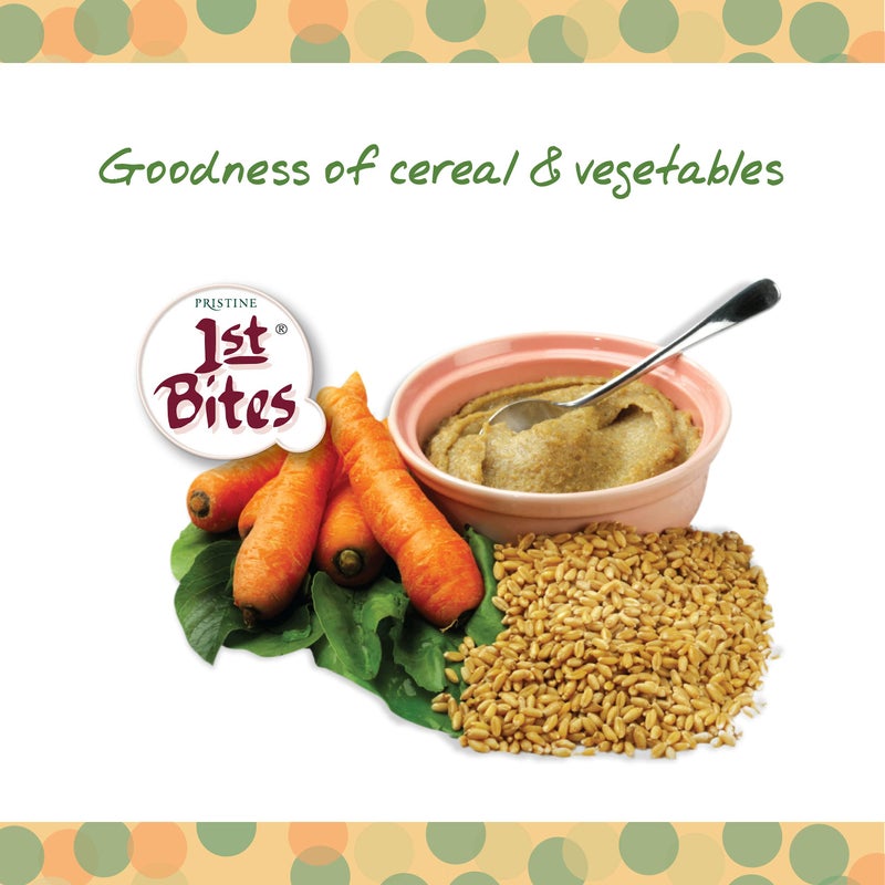 Pristine 1st BITES Baby Cereal 300g | Baby Food (10-24 Months) Stage-3, Organic Wheat, Spinach & Carrot Powder | Infant Food - Image 5