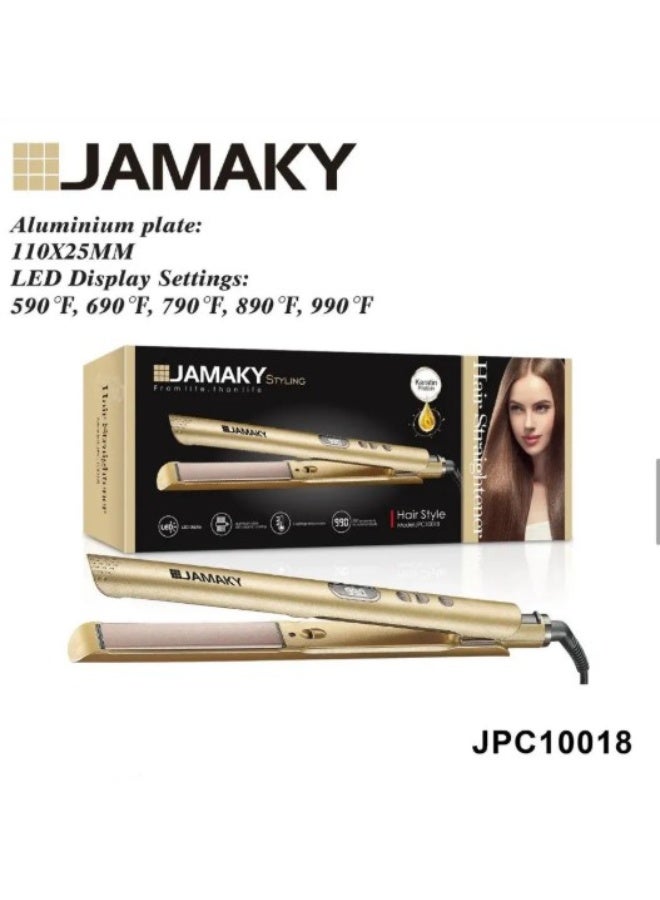 JAMAKY Professional Hair Straightener with Aluminum Plate JPC10018