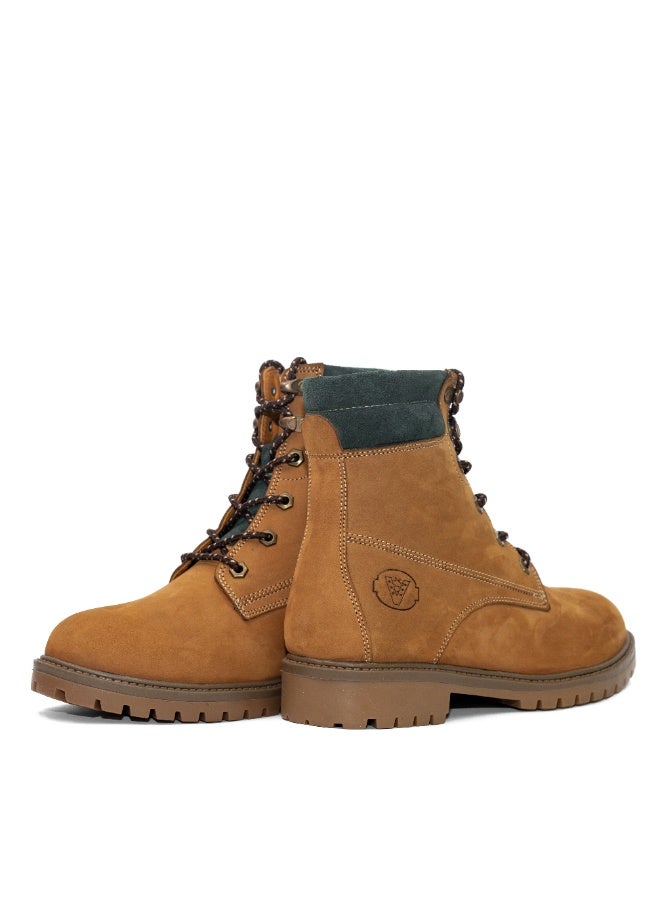 Levent Genuine Leather Working Style Half Boot - Havan - Image 3