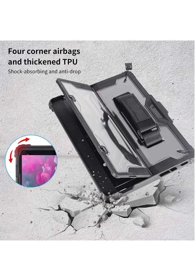 SYOSI Pad Protective Case Fit for Microsoft Surface Pro 9, with Shoulder Strap, Hand Strap, Stylus Pen Holder, Shock-Absorbing and Drop-Resistant Rugged Protective Cover - Image 4