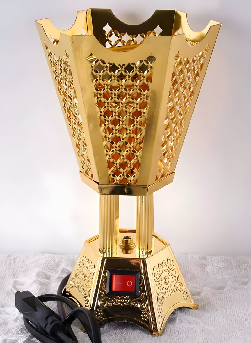 حامل بخور عود كهربائي ممتاز تصميم فاخر لعطر المنزل والمكتب - Image 1