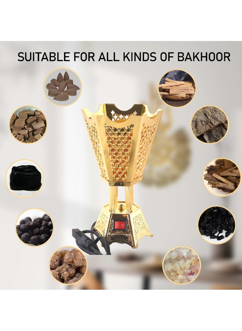 حامل بخور عود كهربائي ممتاز تصميم فاخر لعطر المنزل والمكتب - Image 2