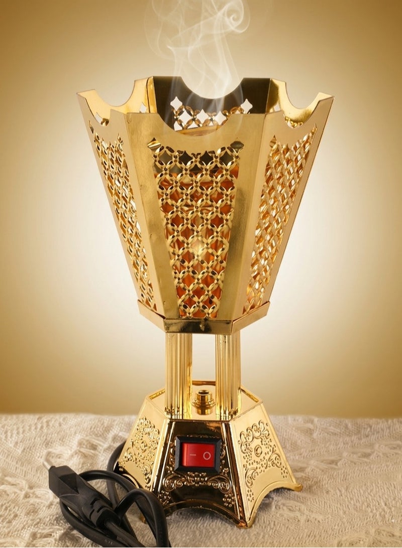 حامل بخور عود كهربائي ممتاز تصميم فاخر لعطر المنزل والمكتب - Image 1
