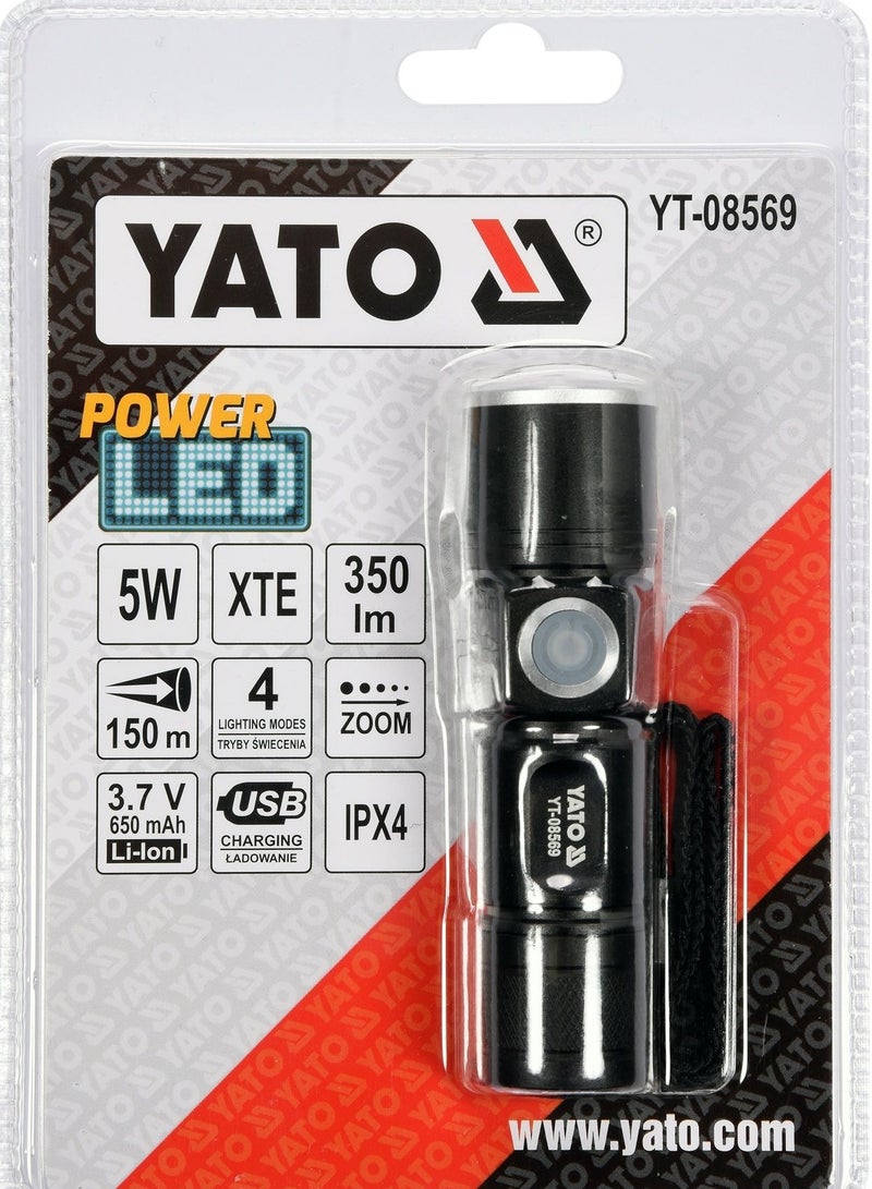 Yato Yato LED Flash light 350LM YT-08569  - Image 1