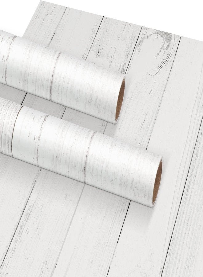 PerKoop 2 Roll White Wood Bulletin Board Paper 3.9" x 12ft Non Woven Bulletin Background Wallpaper Fade Resistant Board Roll Decoration for Arts Crafts Office School Classroom - Image 1